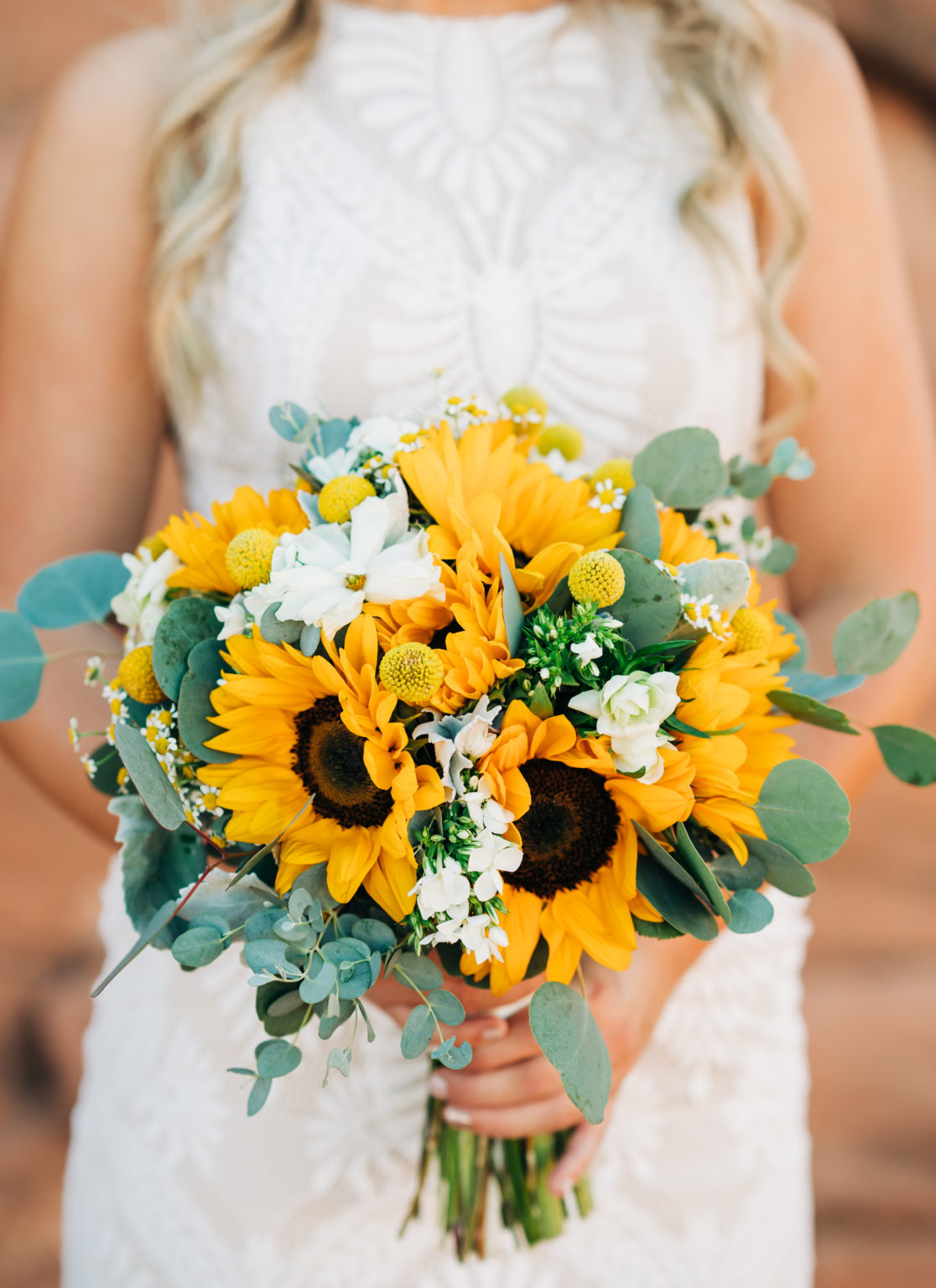 Bright and Bold Elopement with Sunflowers at the Valley of Fire ...