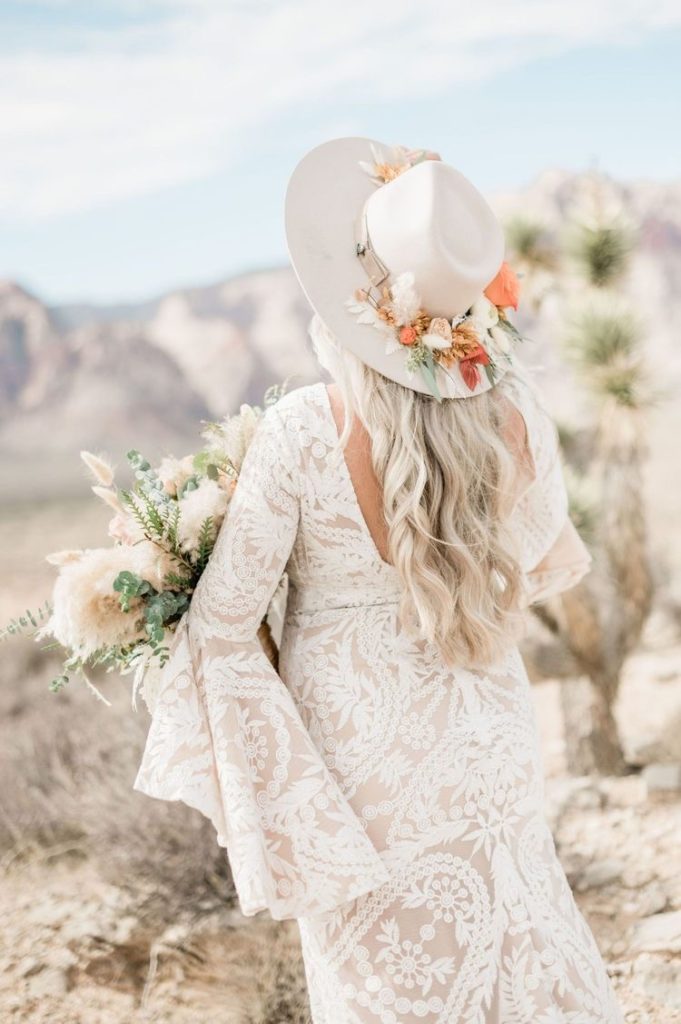 bridal hat
