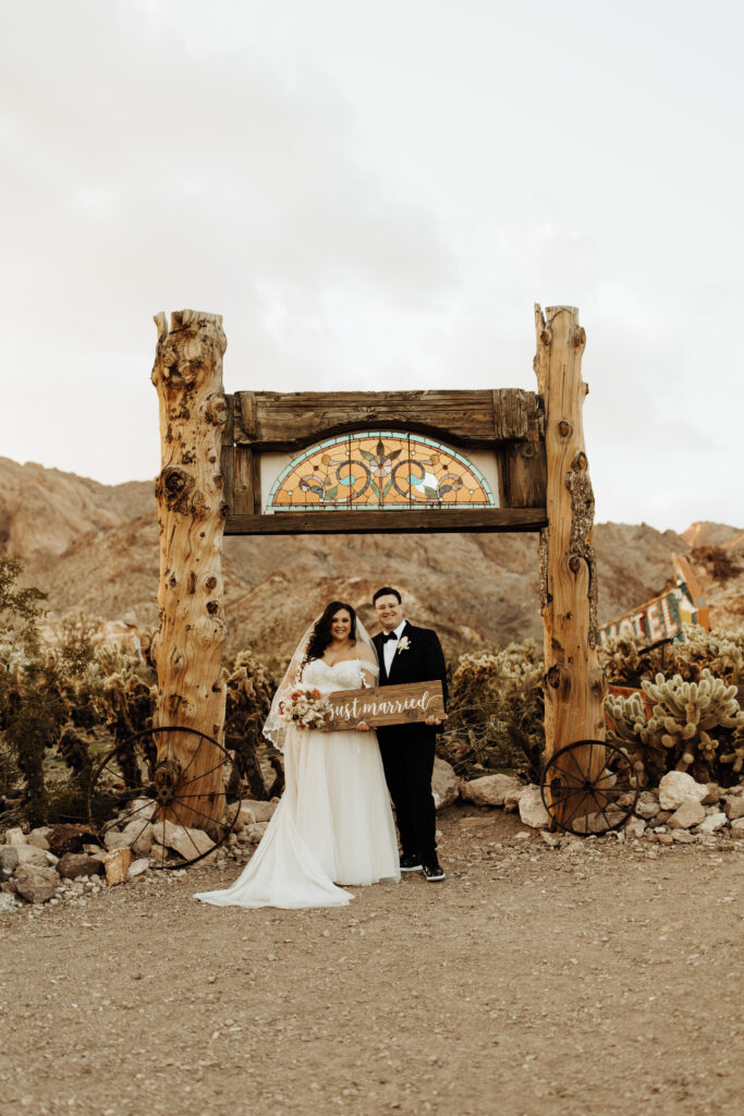 Nelsons Ghost Town wedding 