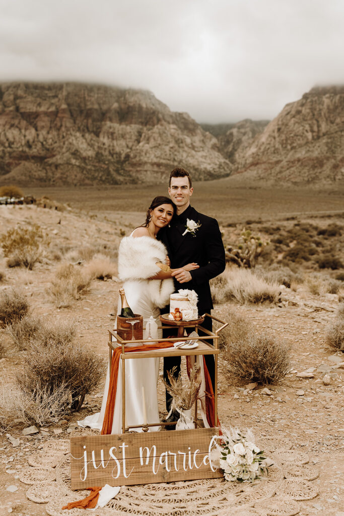 winter desert elopement red rock canyon all-inclusive las vegas