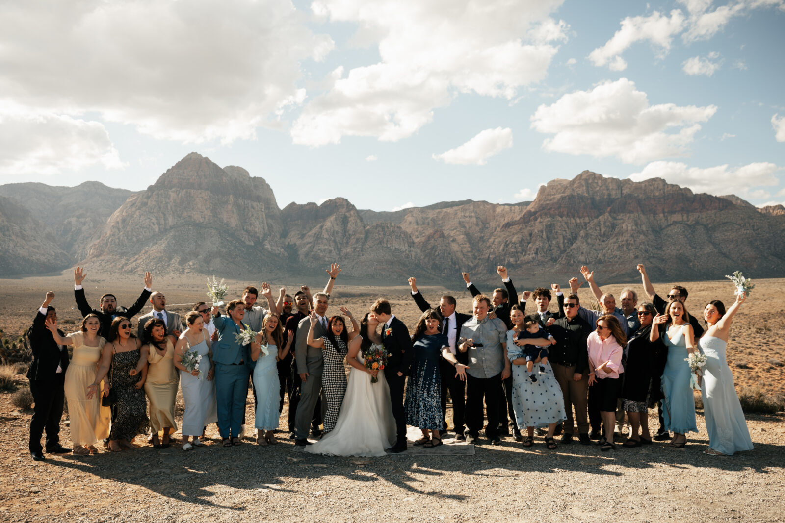 Micro-wedding in las vegas at red rock canyon