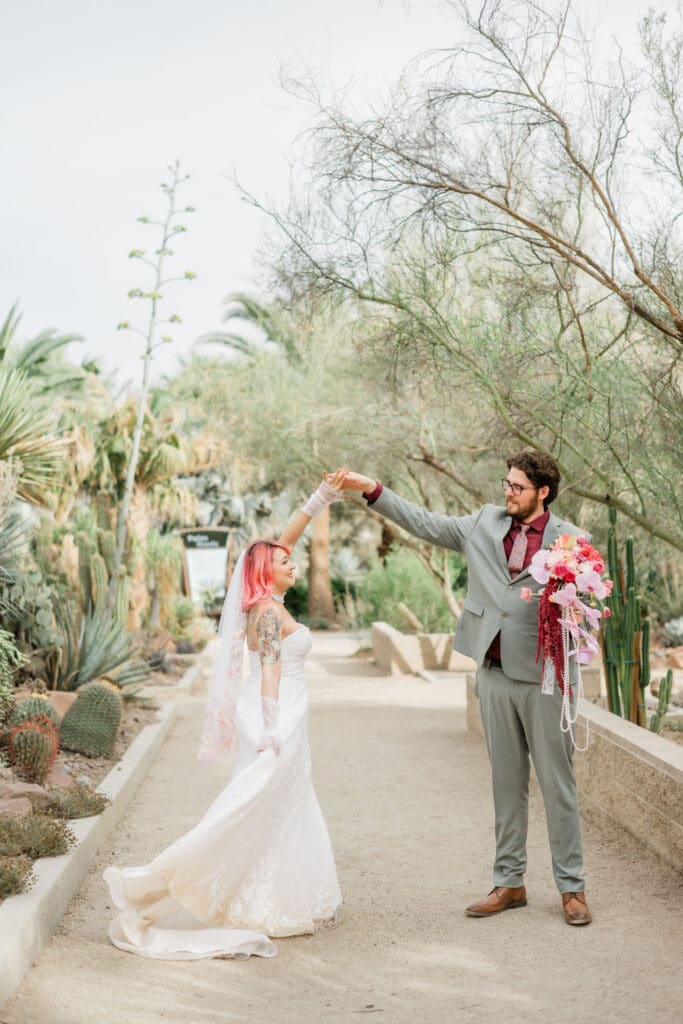 elopement at Springs Preserve Las Vegas