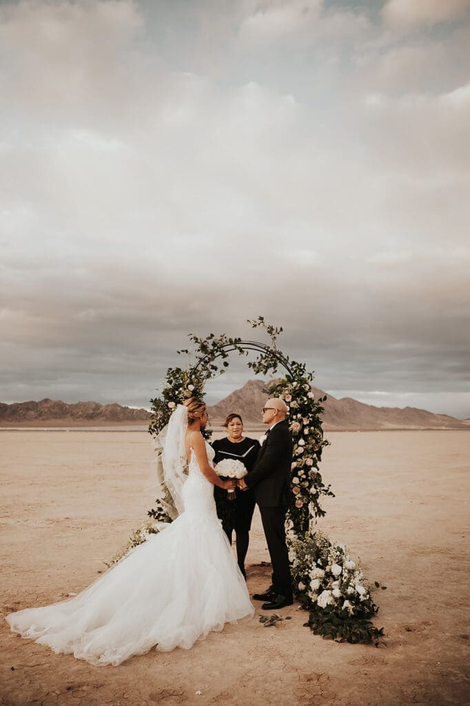 dry lake bed elopement inspiration
